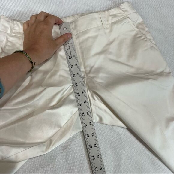 Trina Turk Shiny White Career‎ Trouser Lined Pants - Picture 4 of 8